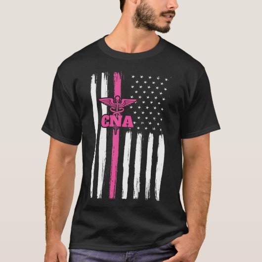 ヴィンテージUsa Cna認定ナースアシスタントAmerican Tシャツ (正面)