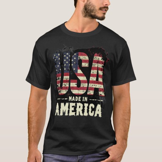 ヴィンテージUSA Made in America 動揺して Graphic Tシャツ (正面)
