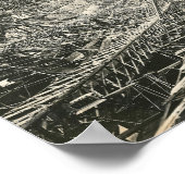 ヴィンテージUSSシェナンドア飛行船建築ポスター ポスター (角)