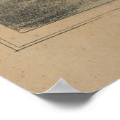 ヴィンテージUSS構成船イラストレーション(1846) ポスター (角)