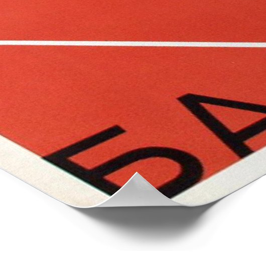 ヴィンテージUSSRスポーツプロパガンダのポスター ポスター (角)