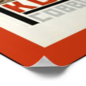 ヴィンテージUSSRポスター。 ポスター (角)