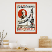 ヴィンテージUSSRポスター。 ポスター (キッチン)