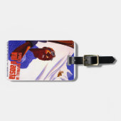 ヴィンテージVal - dの' aosta ラゲッジタグ (正面横)