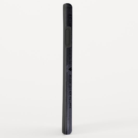 ヴィンテージVHSのカセットテープのパーソナライズな一流の文字 Case-Mate iPhoneケース (裏面/右)