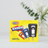 ヴィンテージVHSアイスパロポップ・アートのディ ポストカード (スタンド正面)