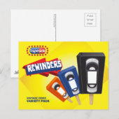 ヴィンテージVHSアイスパロポップ・アートのディ ポストカード (正面/裏面)