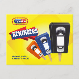 ヴィンテージVHSアイスパロポップ・アートのディ ポストカード