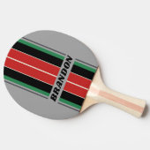 ヴィンテージVHSボーストライプド名 卓球ラケット (横)