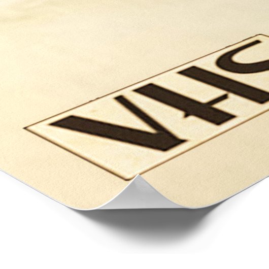 ヴィンテージVHSレトロパロディVAPELWAVE抗パピタリスト ポスター (角)