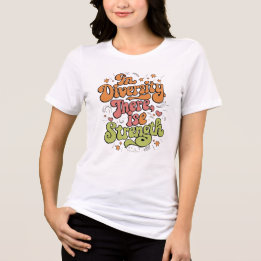 ヴィンテージVibes Women's T-shirt – 多様性 トライブレンドＴシャツ