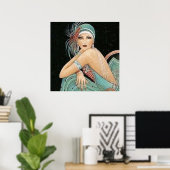 ヴィンテージVIXEN – ポスターにキャンバス効果 – DECOR ポスター (ホームオフィス)