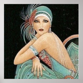 ヴィンテージVIXEN – ポスターにキャンバス効果 – DECOR ポスター