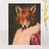 ヴィンテージVixen Large Greetingsカード カード (黄色い花)