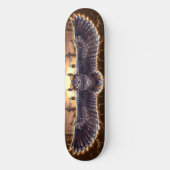 ヴィンテージVRおよびゲームフクロウ スケートボード (正面)