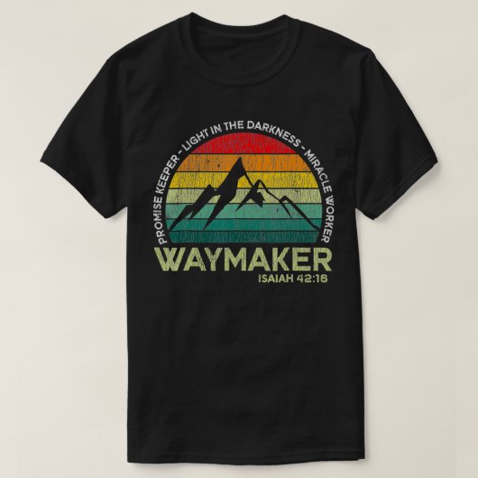 ヴィンテージWaymaker Promise Keeper Miracle Worker Chr Tシャツ (デザイン正面)