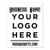 ヴィンテージWebサイトあなたのビジネスロゴのカスタム ラバースタンプ (インプリント)