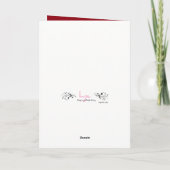 ヴィンテージWeihnachenドイツ語グリーティングカード シーズンカード (裏面)