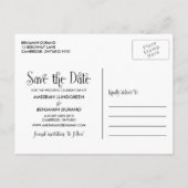 ヴィンテージWhimsy写真日付はがきIIを保存 案内ポストカード (裏面)