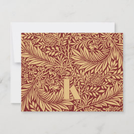 ヴィンテージWilliam Morris Larkspurパターンノートカード ノートカード