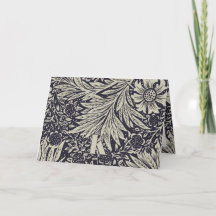 ヴィンテージWilliam Morris Marigoldパターンノートカード
