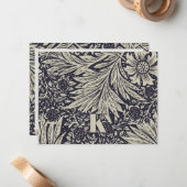 ヴィンテージWilliam Morris Marigoldパターンノートカード ノートカード (正面/裏面インサイチュ)