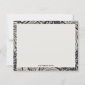 ヴィンテージWilliam Morris Marigoldパターンノートカード ノートカード (裏面)