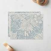 ヴィンテージWilliam Morris Marigoldパターンノートカード ノートカード (正面/裏面インサイチュ)