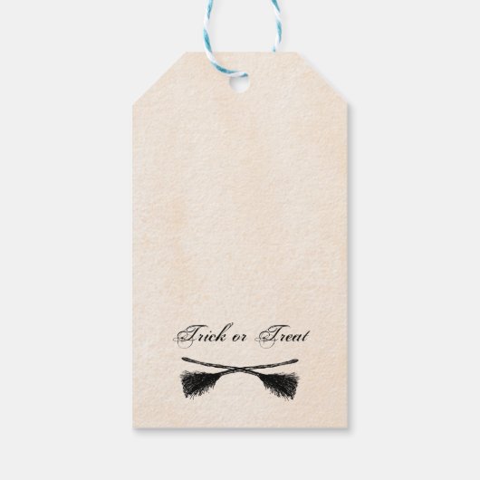 ヴィンテージWItchギフトラベル ギフトタグ (裏面)