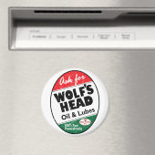 ヴィンテージWOLFSヘッド動揺して記号 マグネット (インサイチュ (食洗機))