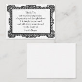 ヴィンテージWoodcutフ中国のレームサンキューカード ノートカード (正面/裏面)