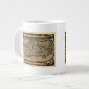 ヴィンテージWorld Map Atlas Historicalデザイン ジャンボコーヒーマグカップ