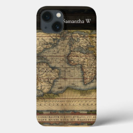 ヴィンテージWorld Map Atlas Historicalデザイン iPhone 13ケース