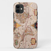 ヴィンテージWorld Map Circa 1600 Case-Mate iPhoneケース iPhone 11 ケース (裏面)
