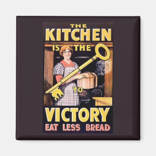 ヴィンテージWorld War 1ビクトリーキッチン マグネット (正面)