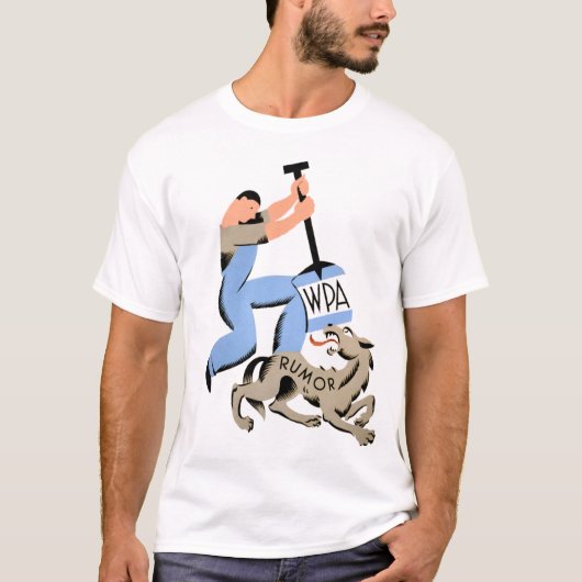 ヴィンテージWPAのうわさのTシャツ Tシャツ (正面)