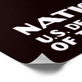 ヴィンテージWPAキャンピングインセコイア国立公園 ポスター (角)