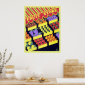 ヴィンテージWPAフルーツストア ポスター (キッチン)