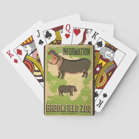 「ヴィンテージWPAブルックフィールドのポスター」 トランプ (裏面)