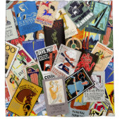 ヴィンテージWPAポスターコラージュNo. 1シャワーカーテン シャワーカーテン (正面)