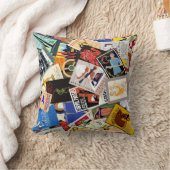 ヴィンテージWPAポスターコラージュNo. 1装飾用クッション クッション (ブランケット)