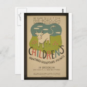 ヴィンテージWPAポスター – 1941へのレトロ ポストカード (正面/裏面)