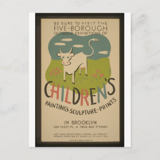 ヴィンテージWPAポスター – 1941へのレトロ ポストカード