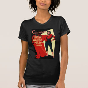 ヴィンテージWPA中央政府音楽プロジェクトオペラカルメン Tシャツ