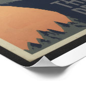 ヴィンテージWPA国立公園ポスター1940年頃 ポスター (角)