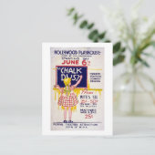 ヴィンテージWPA Federal Theater Project Hollywood 遊 ポストカード (スタンド正面)