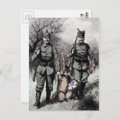 ヴィンテージWW1イースターポストカード ポストカード (正面/裏面)