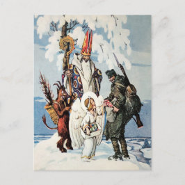 ヴィンテージWW1クリスマスクランプス ポストカード