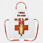 ヴィンテージWW1ナースポスターエプロン エプロン (正面)