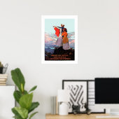 ヴィンテージWW1学生ナース採用 ポスター (ホームオフィス)